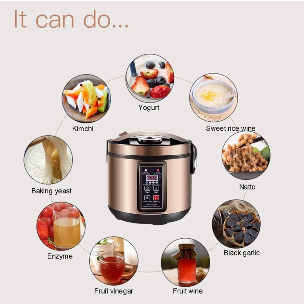 Gold Multi-Function Health Fermentation Pot - Picture 2 of 9
